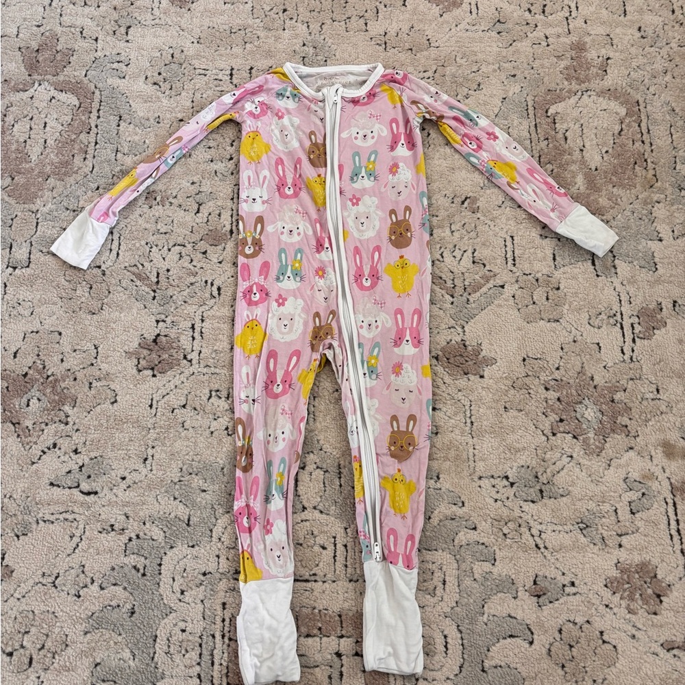 Little Sleepies Easter theme one piece 18-24 mos